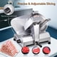 thumbnail image 3 of Wechef 12" Commercial Meat Slicer Stainless Steel Blade Deli Food Cheese Electric Slicer Veggies Cutter Restaurant WeChef Modern, 3 of 9