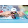 thumbnail image 4 of Michael Phelps Xceed Swimming Goggles - White/Black - Blue Lens, 4 of 5