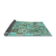 thumbnail image 2 of Ahgly Company Indoor Rectangle Southwestern Light Blue Country Area Rugs, 2' x 4', 2 of 4