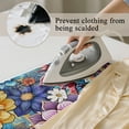 thumbnail image 5 of ZIATUBLES Bohemia Mandala Flower Print Foldable Ironing Mat Pad Heat-Resistant Ironing Blanket for Washer Dryer Tabletop Portable Ironing Board Alternative for Travel, 31.5" x 19.6", 5 of 7