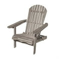 thumbnail image 2 of Geli Outdoor Adirondack Chair-Slatted Back-Gray Eucalyptus Wood, 2 of 10