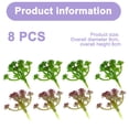 thumbnail image 3 of 8pcs simulation succulents flower head little fairy DIY accessories supplies plant wall home decoration-type:style1;, 3 of 6