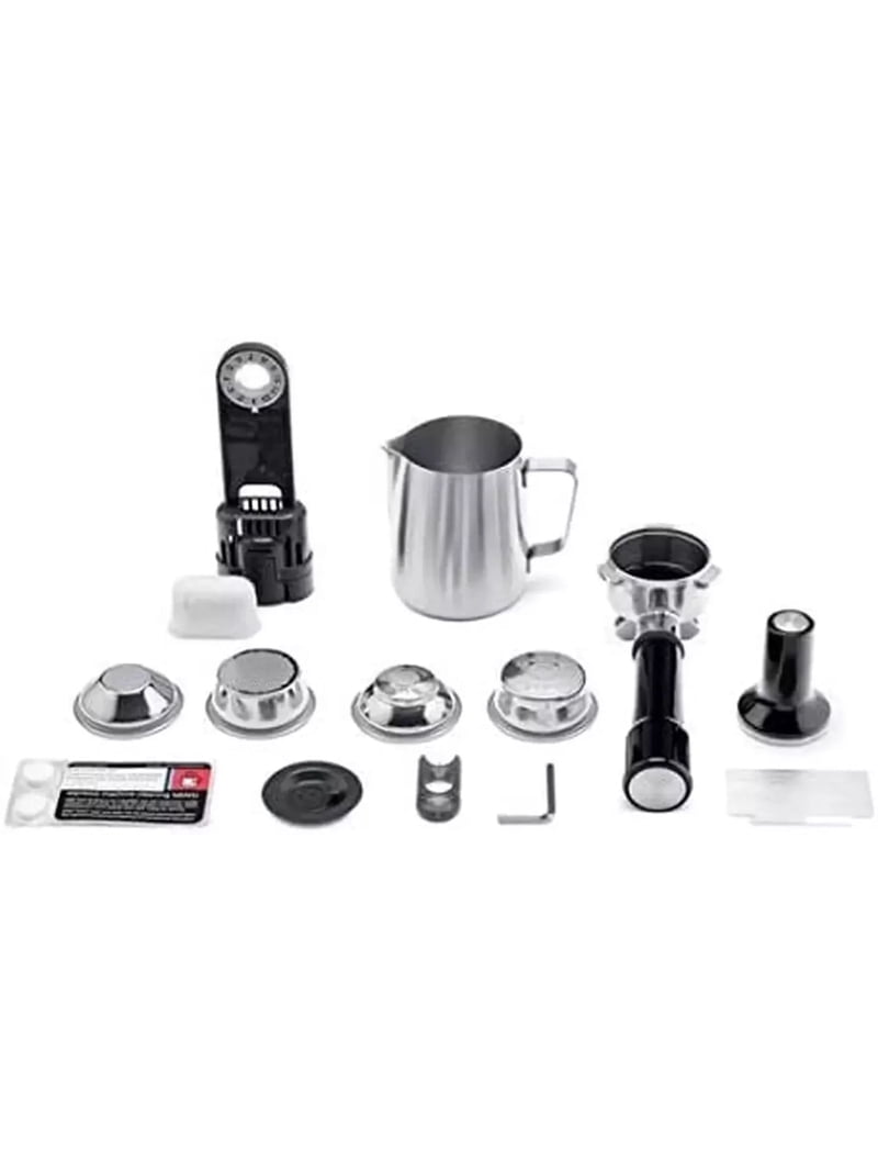 Breville The Infuser Espresso Machine, Silver, BES840XL with Pre