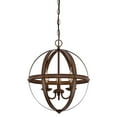 thumbnail image 5 of Westinghouse 6333600 Stella Mira Six-Light Indoor Chandelier, Barnwood and Oil Rubbed Bronze Finish, 5 of 5