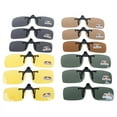 thumbnail image 2 of Racing Butterfly Clip-on Polarized Day Night Vision Flip-up Lens Driving Glasses Sunglasses, 2 of 8