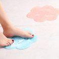 thumbnail image 3 of Alfombrilla para masaje de pies para ducha, baño de silicona suave, almohadilla antideslizante para limpieza de pies con ventosa, rosa Sweethay HA6760-01, 3 of 6