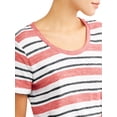 thumbnail image 2 of Women's Short Sleeve Striped T-Shirt, 2 of 5