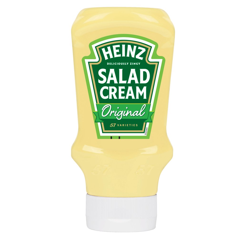 Heinz Salad Cream, Top Down, Squeezy Bottle, 14.9oz (425g) Walmart