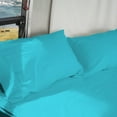 thumbnail image 3 of DNG Creations Solid Turquoise-Blue Colour 6 Piece Zipper Sheet Set - Include (1 Fitted Sheet Base, 2 Sheet has Zipper, 1 Flat Sheet And 2 Pillowcase) 800 Threads Count ( King - Size ), 3 of 7