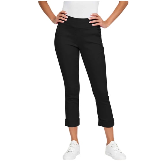 YUANxueke Womens Ankle Length Pants High Waist Gym Yoga Pants Stretchy Casual Comfy Leggings Cropped Pants with Pockets