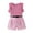 Red, variant on Tkrady Toddler Girl Outfits Spring Summer Sleeveless Shirts Shorts Belt Set Outer Wear Casual Suit, Sizes 1-4 Years
