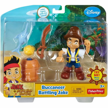 Jake and the Never Land Pirates Buccaneer Battling Jake Action Figure - Walmart.com