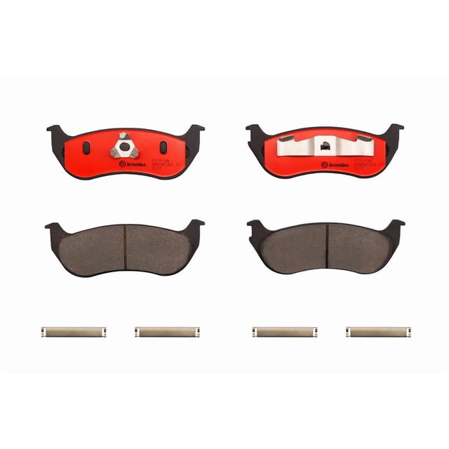Brembo Brake Pad P37013N NAO; FMSI Number D964-7863; Ceramic; Set Of 4; With Hardware