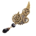 thumbnail image 3 of Segolike Steampunk Brooch Wing Brooch Jewelry with Gears Decorative Retro Styles Vintage Brooch Pendant Brooch for Tuxedo Clothes Scarf, 3 of 8