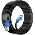 thumbnail image 1 of 50m Cat6 Outdoor Waterproof Direct Burial Ethernet Network Cable - Utp - Cca - 550 Mhz - Black 50 Meter, 1 of 5