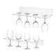 thumbnail image 5 of soportes de acrílico para copas de vino, soporte para vasos montado en la pared, estante colgante para copas de vino, barra de armario de cocina, transparente, 5 of 5