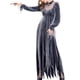thumbnail image 2 of Sunloudy Disfraz de Cosplay de Halloween para Mujer, Vestido de Novia de Malla de Manga Larga de Longitud Completa con Accesorio de Gargantilla para Niñas, 2 Colores Sunloudy  moda, 2 of 9
