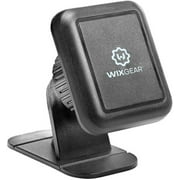 WixGear Magnetic Phone Mount, Universal Stick On Dashboard Magnetic Car Mount Holder, for Cell Phones with Fast Swift-snap Technology