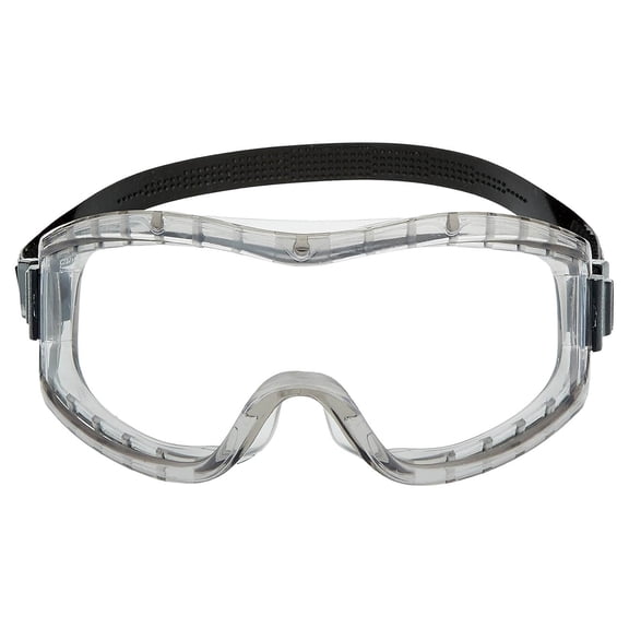 MCR Safety Stryker Safety Goggles Anti-fog, Indirect Ventilation - Flying Particle Protection - Polyvinyl Chloride (PVC) Frame - Clear - 1 Each
