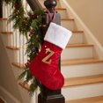 thumbnail image 3 of Unique Bargains Double Layer Modern Cozy Reindeer Christmas Stocking Letter Z 18", 3 of 6