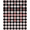 Black White Red, Pattern 2, variant on ODIKA 8'x10' Washable Area Rug Non-Slip Chair-Friendly Mat Checkered Bold Border Doormat Layering Front Under Plaid Large Playful for Dining Room, Office, Lounge