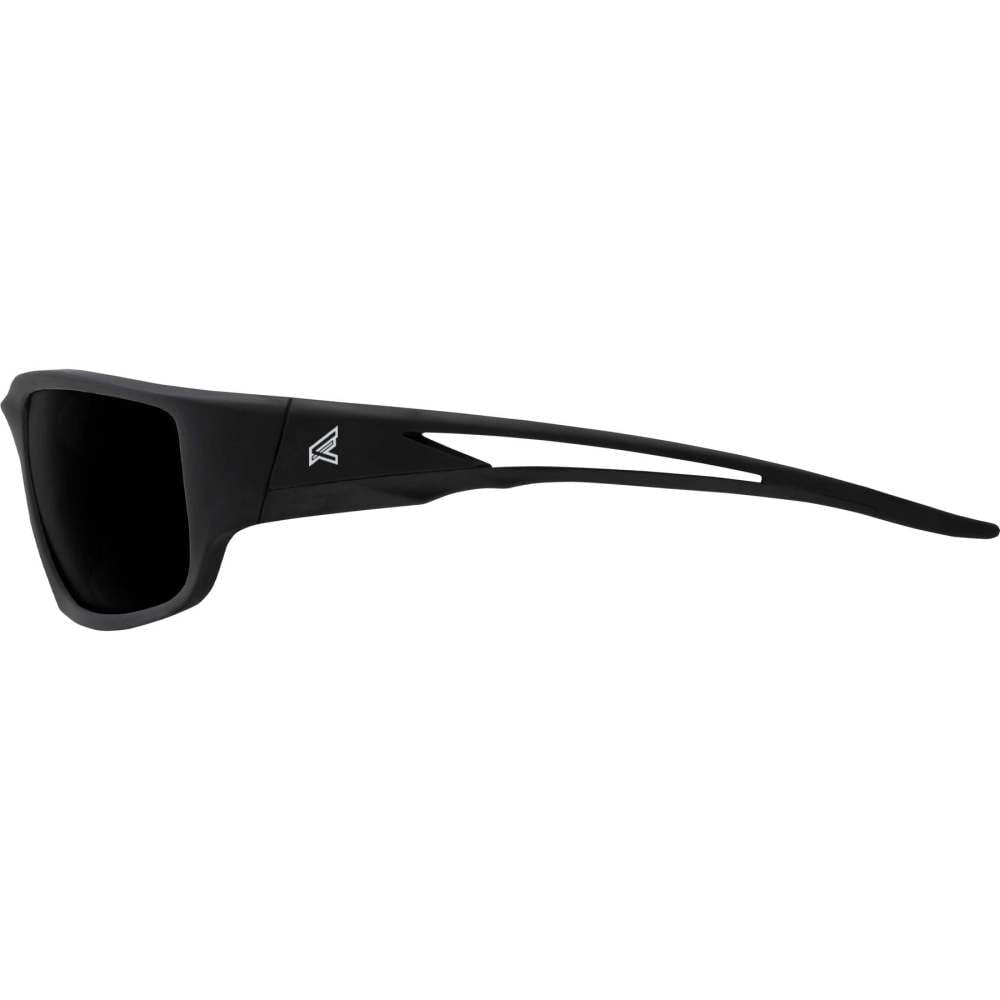 Edge Eyewear Safety Glasses,Smoke Lens Color,Black SK136