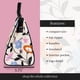 thumbnail image 3 of Kate Spade New York Bolsa de almuerzo portátil suave con forro interior aislado plateado y bolsillo de almacenamiento, jardín floral, 3 of 5