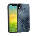thumbnail image 1 of Compatible with iPhone X Phone Case, Dark-Marble-Stone-204 Case Silicone Protective for Teen Girl Boy Case for iPhone X, 1 of 1