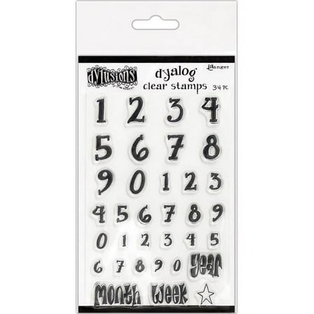UPC: 0789541065371 | Dyan Reaveley s Dylusions Clear Stamps 4 X8 -Numerology