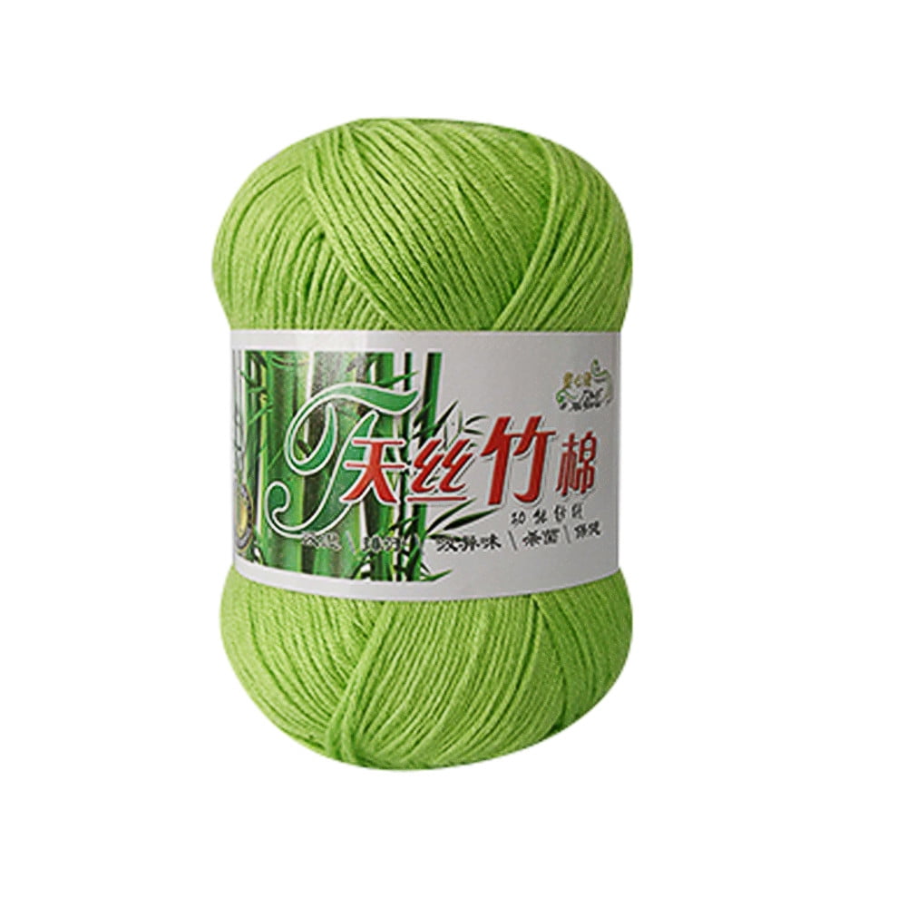 New Bamboo Cotton Warm Soft Natural Knitting Crochet Knitwear Wool Yarn 50g