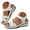 White, variant on Womens Wedge Sandals Summer Walking Casual Dressy Shoes Open Toe Low Wedges Buckles Sandal with Ankle Strap White Size 7