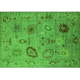 thumbnail image 1 of Ahgly Company Indoor Rectangle Oriental Green Industrial Area Rugs, 7' x 10', 1 of 4