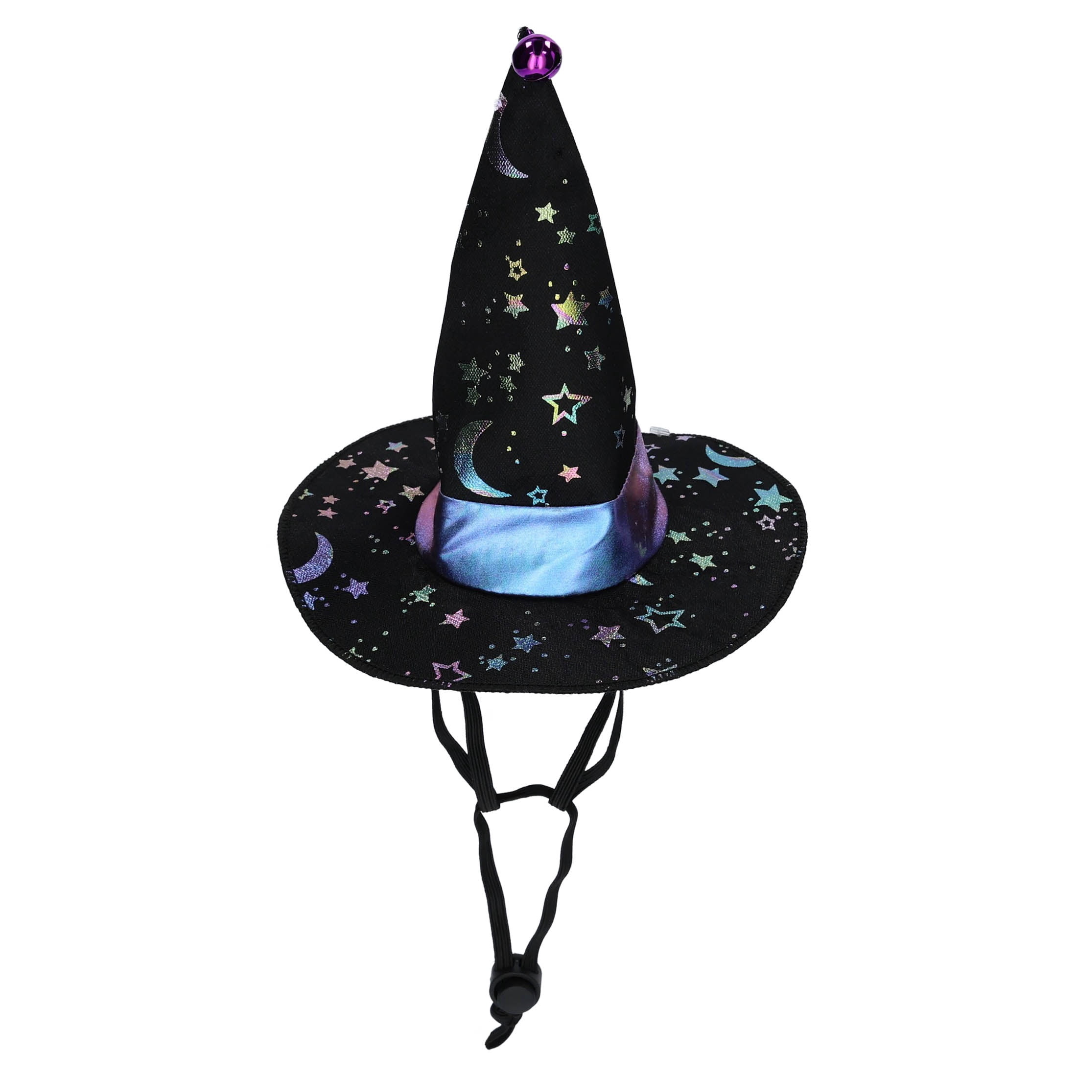 Vibrant Life Halloween Witch's Hat Costume for Dogs and Cats, Black, XS/S