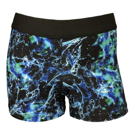 7 Inch Short - Womens 3 Inch Spandex Compression Shorts (Dark Water, Medium) - Dark Water,Medium