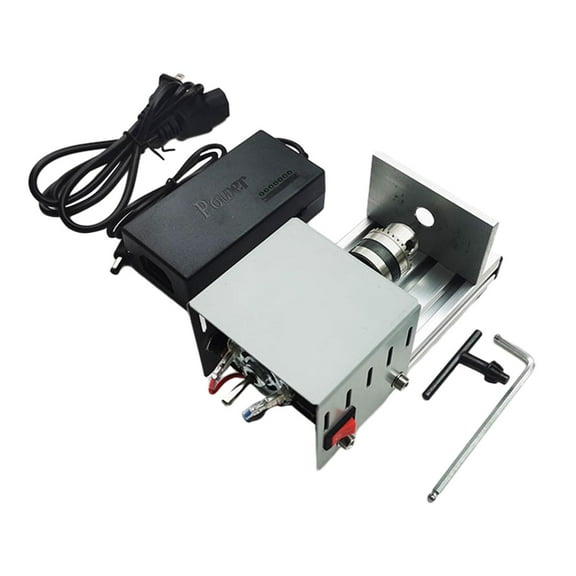 Mini Lathe Beads Polisher,Mini Lathe Beads Polisher DIY Woodworking Tool,Lathe Grinding Beads Polisher Machine Wood Bead,Metal Mini Table Wood Lathe Grinding Lathe Tools,DIY Craft Lathe Beads