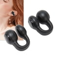 thumbnail image 3 of Auriculares inalámbricos con reducción de ruido y Bluetooth 5.3, auriculares deportivos inalámbricos con ganchos para la oreja para deportes y trabajo, color negro, 3 of 12