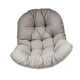 thumbnail image 3 of Cojín para silla de huevo, suave, cómodo, lavable, grueso, cojín de mimbre para silla Gris claro, 3 of 9