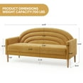 thumbnail image 2 of Upholstered Vibrant Rainbow Design, Premium Loveseat, Three-Seater Sofa, and Armchair for Stylish Living Space, 2 of 10