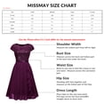 thumbnail image 4 of Miusol Women’s Sequin Lace Ruffle Trim Chiffon Cocktail Party Swing Dress for Weddings, Proms & Formal Events, 4 of 10