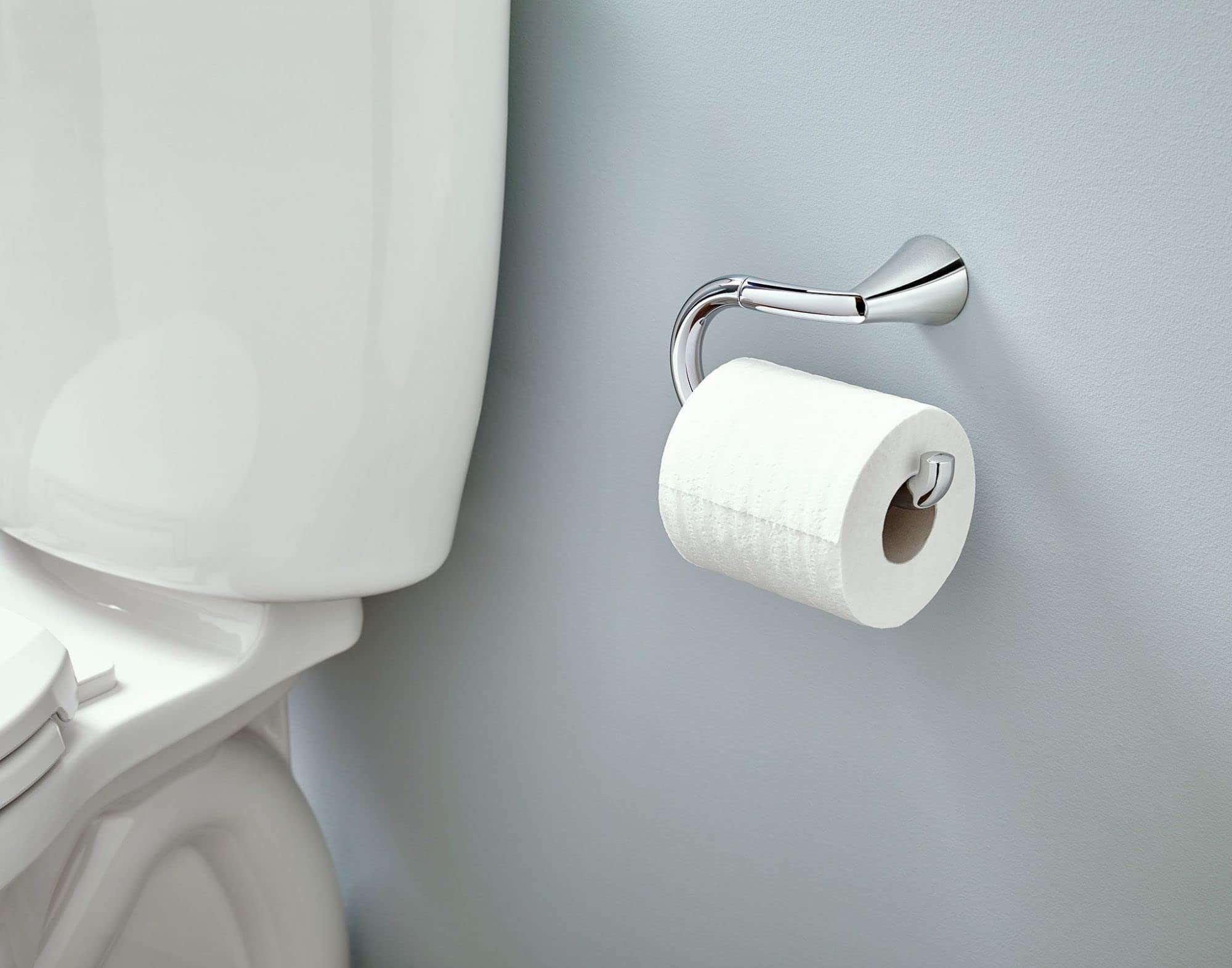 Moen YB2308BN Glyde Wall Mount Toilet Tissue Holder in Brushed Nickel