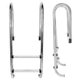 thumbnail image 1 of Stainless Pool Ladder Stainless Steel Anti Slip Anti Corrosion Swimming Pool Ladder with Two Step Pedal, 1 of 7