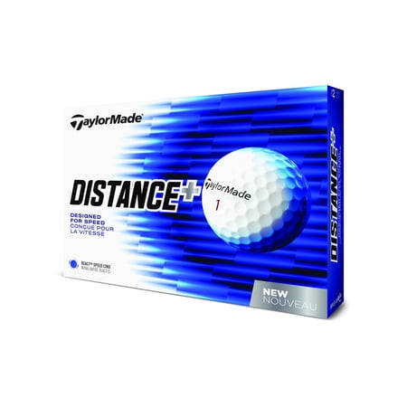 TaylorMade D+ Golf Balls, 12 Pack