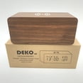 thumbnail image 3 of Dekohm Led Wooden Wireless Charger Clock Color:Brown Wood, 3 of 5