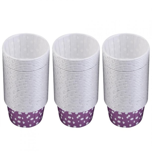 100 Mini Tazas De Papel Para Hornear, Tazas Para Hornear Para Fiestas, Forros Para Cupcakes, Tazas Para Hornear, Forros Para Cupcakes, Mini Forros Para Cupcakes, Papel Para Tazas Mgaxyff Otros