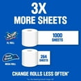 thumbnail image 4 of Scott 1000 Bathroom Tissue, Septic Safe, 1-Ply, White, 1,000 Sheet/Roll, 20/Pack, Each, 4 of 5