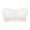 White, variant on Women Strapless Bra Non Slip Bandeau Criss Cross Back Closure Side Tube Top with Built in Bras Everyday Bralette