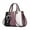 Light Purple, variant on Women's Fashion Crossbody Bags Handbag Color-Blocked Leather Shoulder Purse Work Office Top-Handle Tote Satchels