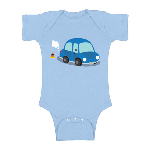 Baby Boy Shirts - NB 6M 12M 18M 24M - Car Short Sleeve Bodysuit