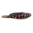 thumbnail image 3 of Women's Leather Flat Ballet Flip Flop Shoes Back Open Punjabi Jutti Joti US 6/ EURO 36, 3 of 5