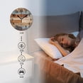 thumbnail image 4 of 14 Inch Wall Clock Battery Operated Silent Clock Decorative for Office, Kitchen, Outdoor, Living Room，Vintage Wooden Plank Pattern Print, 4 of 4